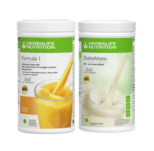 Formula 1 Shake + ShakeMate Combo | Balanced Nutrition & Protein Boost